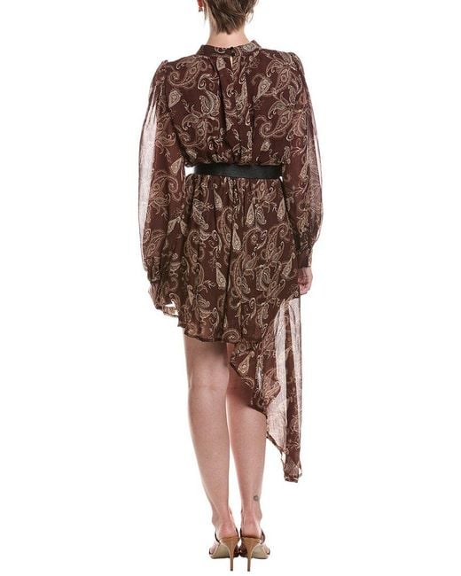 Moonsea Brown Midi Dress