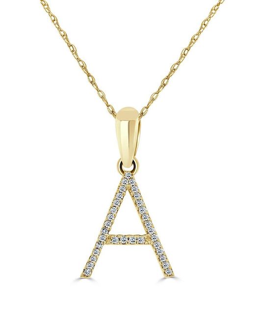 Sabrina Designs Metallic 14K 0.11 Ct. Tw. Diamond Necklace