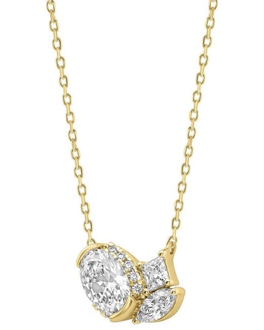Ethos Creations Metallic 14K 0.75 Ct. Tw. Lab-Grown Diamond Pendant