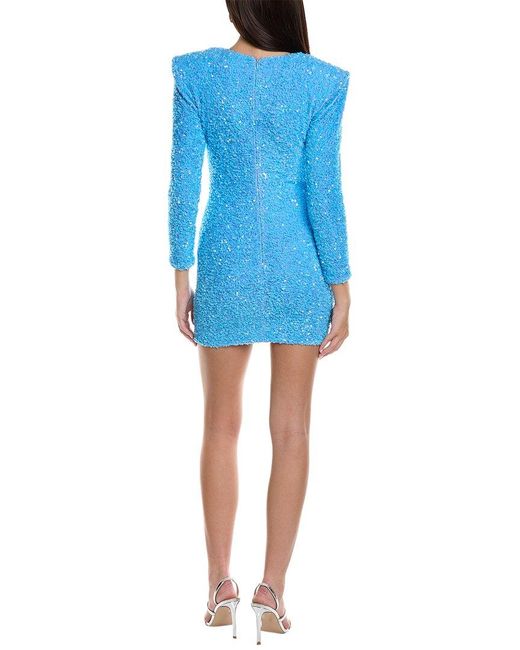 HELSI Blue Milena Sequin Mini Dress