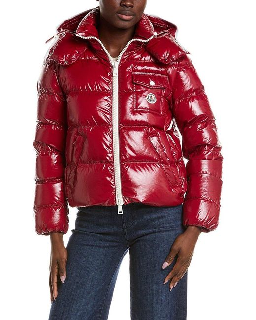 Moncler Red Puffer Down Jacket