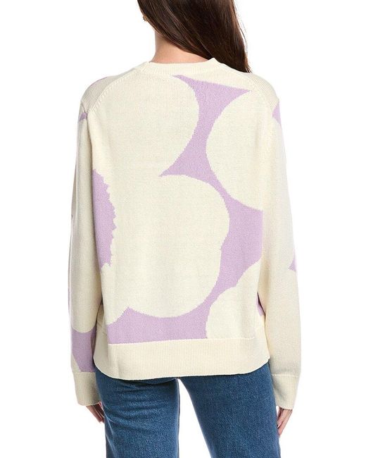 Marimekko Purple Sesonki Unikko Sweater