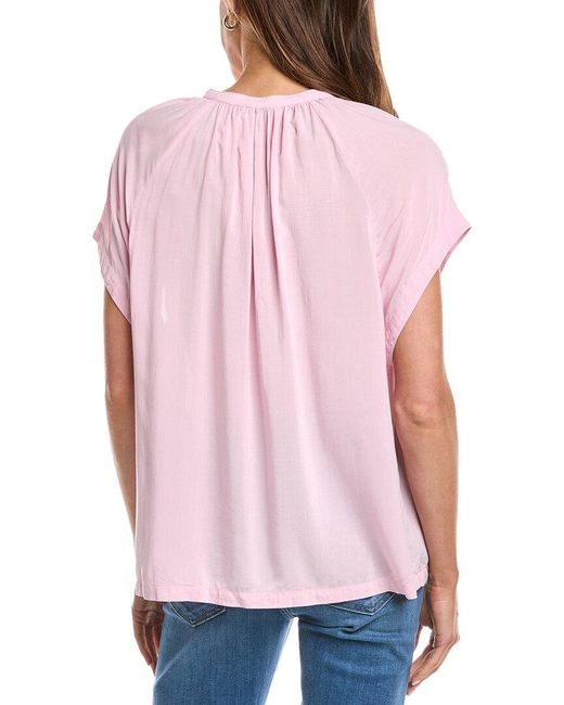 Officine Generale Pink Officine Generale Nolwenn Shirt
