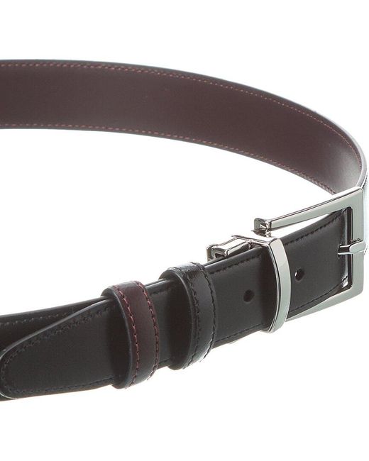 Brooks Brothers Brown Reversible Leather Belt for men