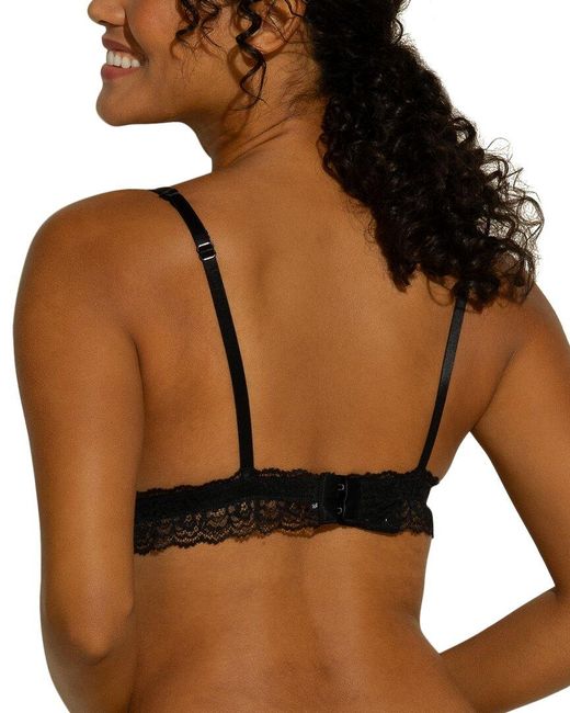 Cosabella Black Courtney Peek A Boo Bralette