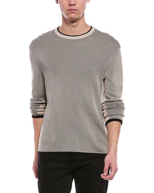 Rag & Bone Gray Harvey Crewneck Sweater for men