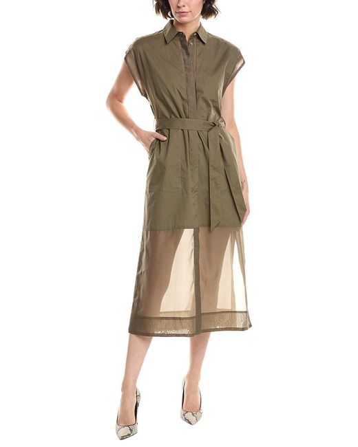 Rag & Bone Green Vicky Midi Dress