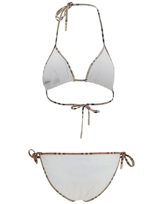 Burberry White Bikini