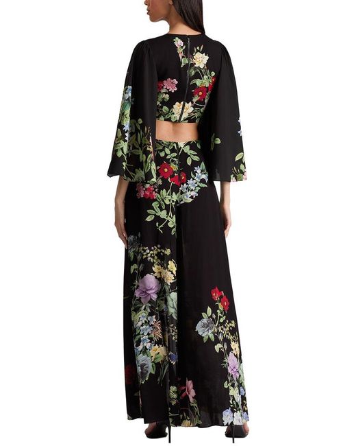 Alice + Olivia Black Alice + Olivia Georgiana Maxi Dress