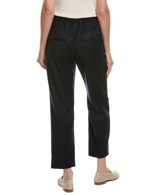 Max Mara Black Hateley Wool-Blend Trouser
