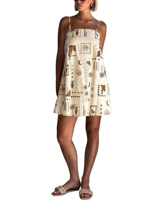 LOEY Natural Mini Dress