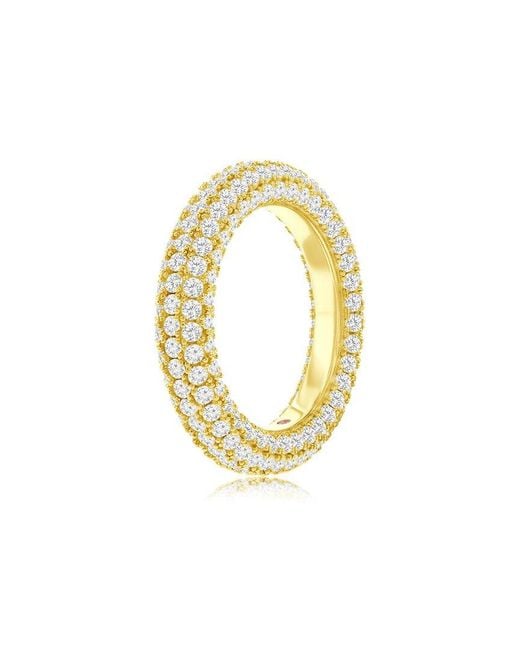 Suzy Levian CZ Jewelry White Suzy Levian Cz Eternity Ring