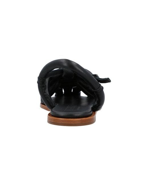 Hereu Black Cabersa Leather Sandal