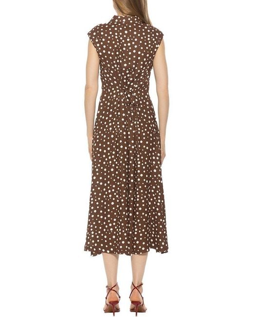 Alexia Admor Brown Amoura A-line Dress