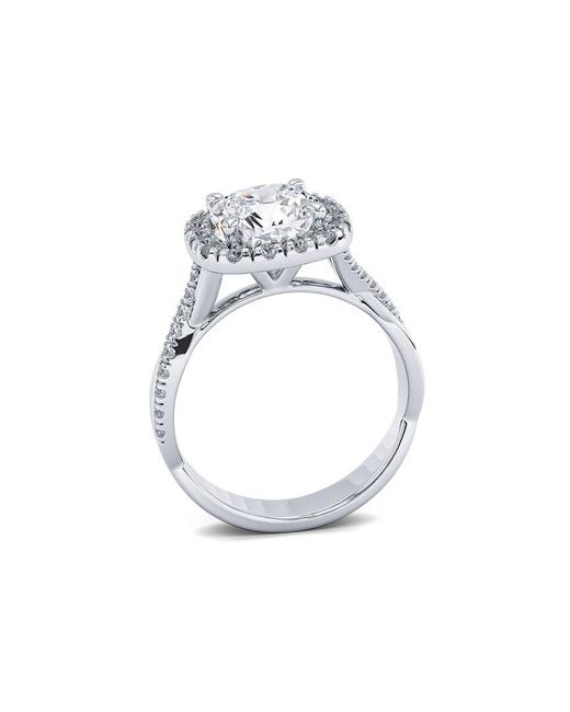 Lab Grown Diamonds White 14K 2.90 Ct. Tw. Lab-Grown Diamond Ring