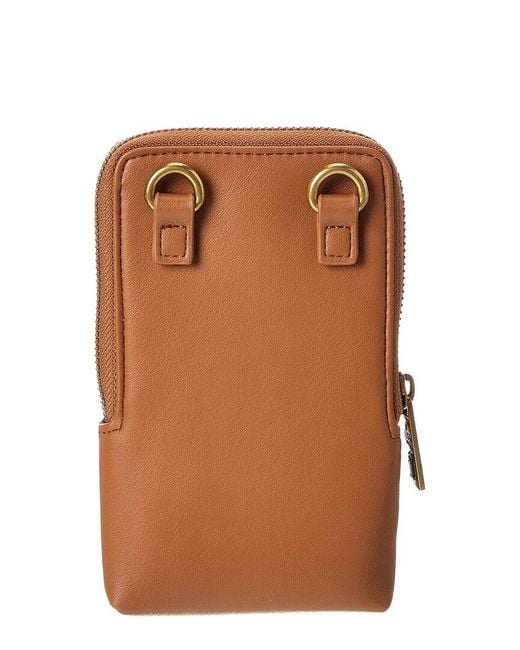 Just Cavalli Brown Cell Phone Crossbody