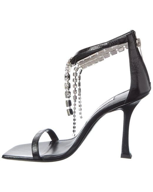 Jimmy Choo Black Variety 100 Leather Sandal