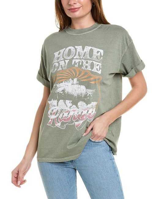 Girl Dangerous Gray Home On The Range T-shirt