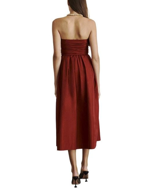 Tanya Taylor Red Mina Dress