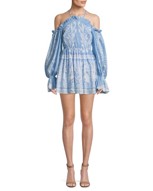 Alice McCALL Blue Oh Deer Me Dress