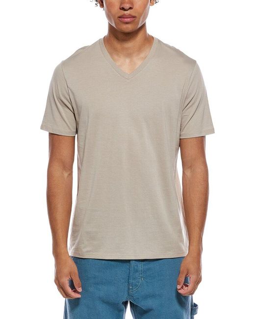 Vince Gray V-Neck T-Shirt for men