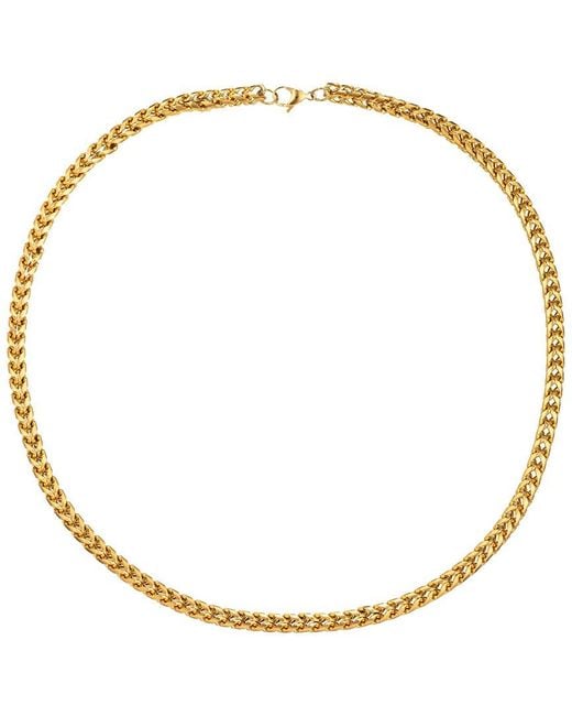 Eye Candy LA Metallic Leo Chain Link Stackable Necklace