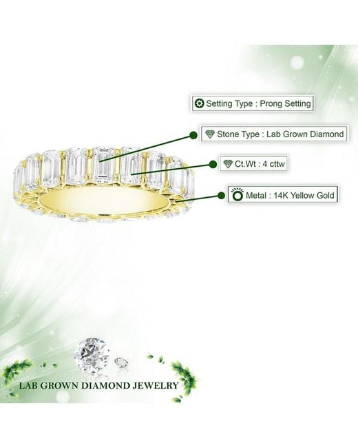 Amairah White 14 4.00 Ct. Tw. Lab-Grown Diamond Ring