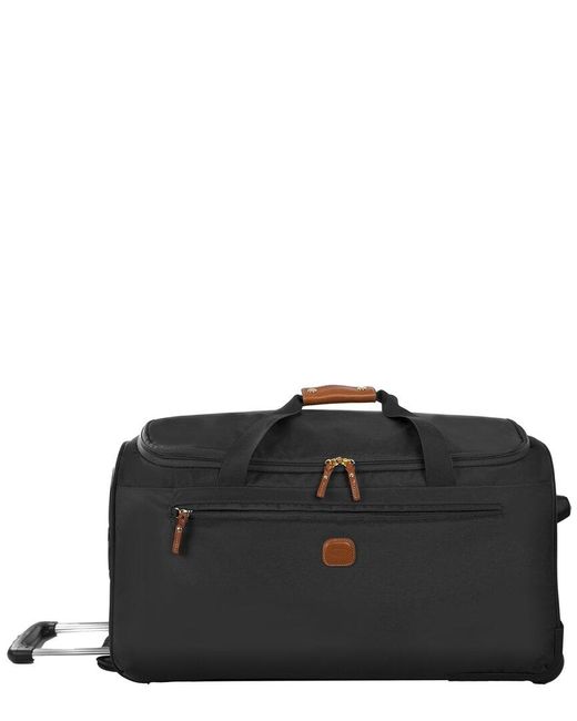Bric's Black X-collection 28in Rolling Expandable Duffel Bag