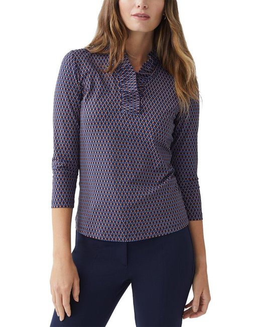 J.McLaughlin Purple Durham Knit Top