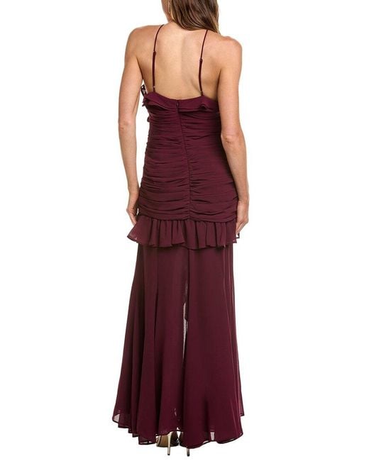 Astr Red The Label Sandora Maxi Dress