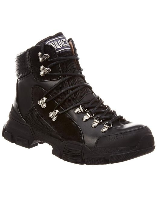 Gucci Flashtrek Ankle Boots in Black for Men Lyst