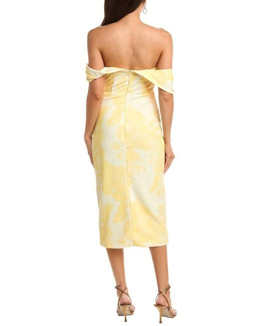 Rene Ruiz Yellow A-Line Shift Dress