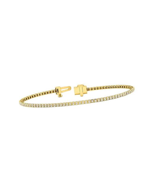 Lab Grown Diamonds White 14K 0.93 Ct. Tw. Lab-Grown Diamond Tennis Bracelet