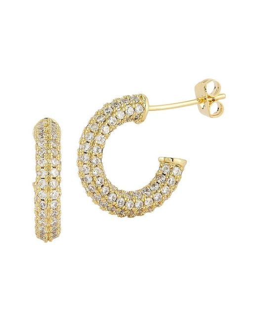 Sphera Milano Metallic Plated Cz Earrings