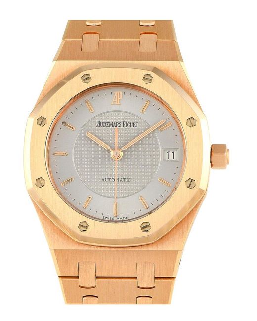 Audemars Piguet Natural Royal Oak Watch, Circa 1997 (Authentic Pre-Owned) for men