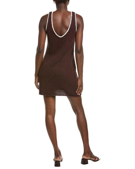 Z Supply Brown Sorolla Crochet Cover Up