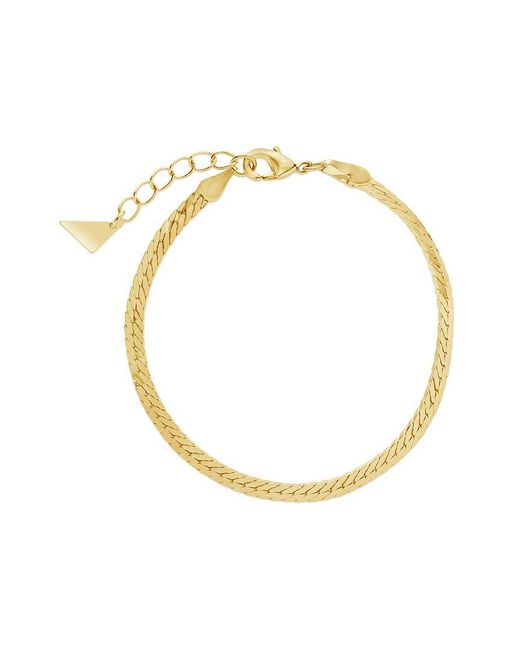 Sterling Forever Metallic 14k Plated Bentley Bracelet