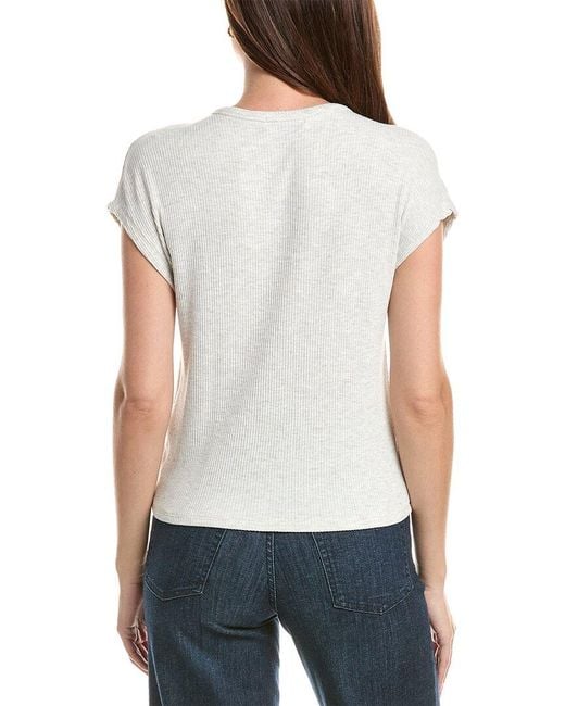 Michael Stars White Jade Top