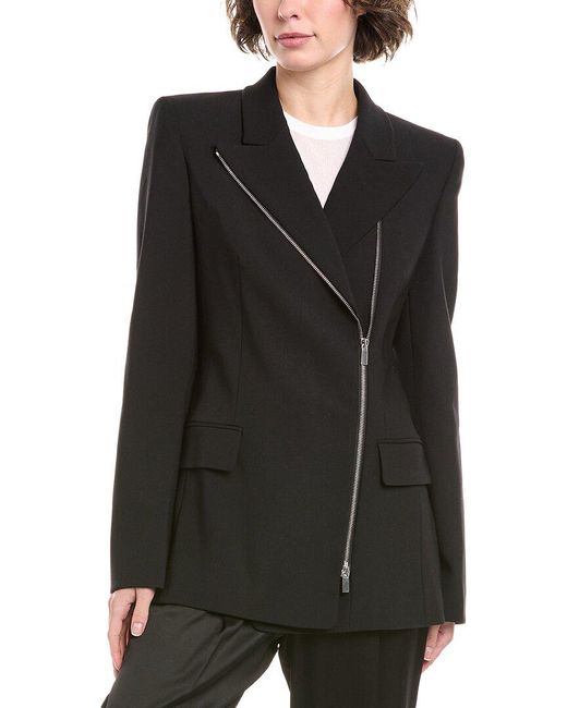 Michael Kors Black Wool-Blend Blazer