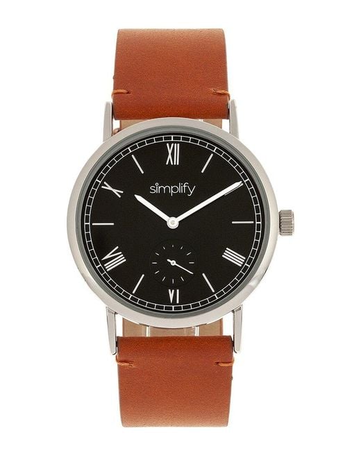 Simplify Black Unisex The 5100 Watch for men