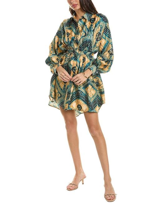 Ulla Johnson Green Jude Silk Dress