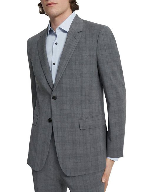 Theory Gray Chambers Wool Jacket for men