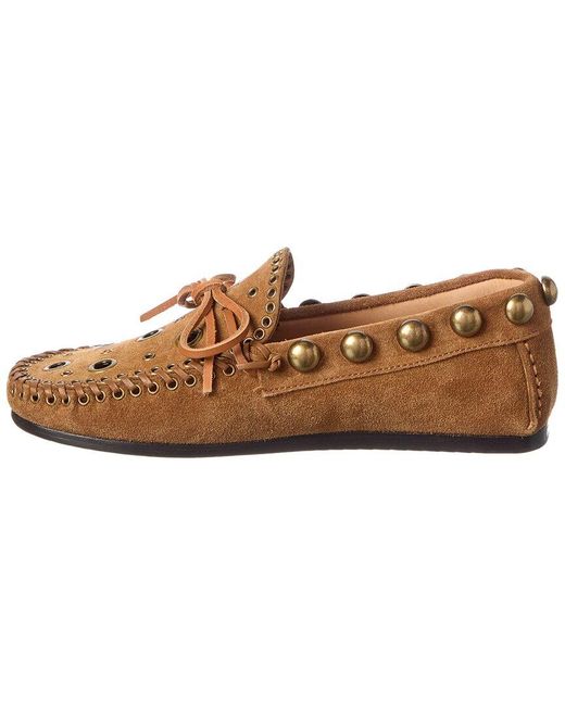 Isabel Marant Brown Leather Loafer