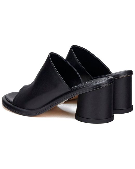 Agl Attilio Giusti Leombruni Black Alison H Slides Leather Slide