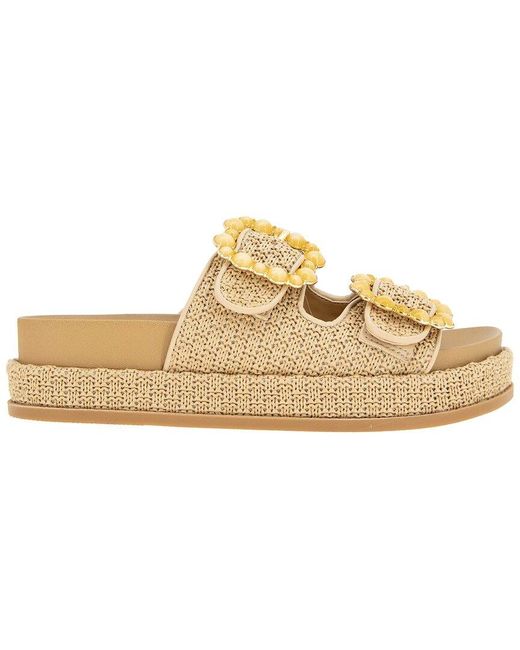 BCBGeneration Natural Bexxi Raffia Sandal