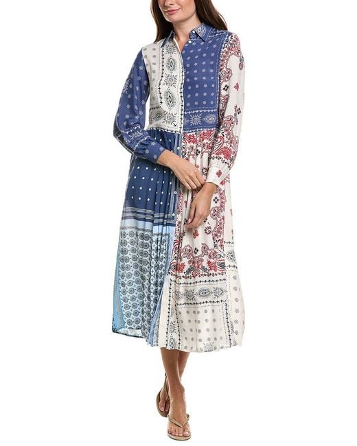Weekend by Maxmara Blue Zuai Dress