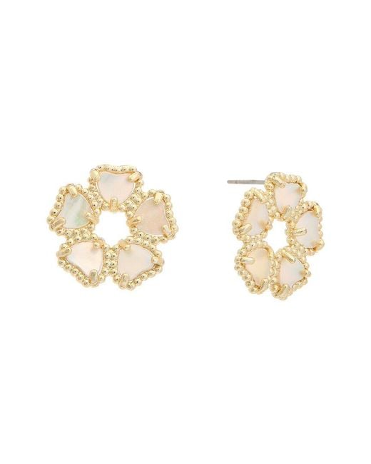 Juvell Metallic 18k Plated Pearl Studs
