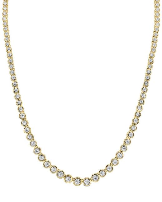 Sabrina Designs Metallic 14K 1.02 Ct. Tw. Diamond Tennis Necklace