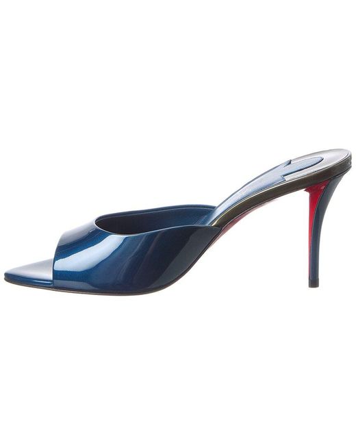 Christian Louboutin Blue Miss Z 89 Patent Sandal