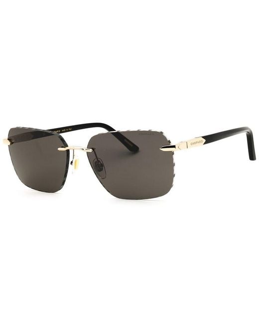 Chopard Black 61Mm Polarized Sunglasses for men